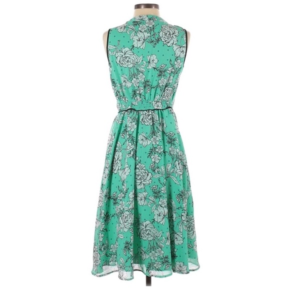 ELLE : Mint Green Floral Dress - Picture 2 of 11